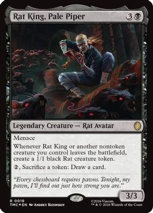 Rat King, Pale Piper (Surge Foil) [Commander: Teenage Mutant Ninja Turtles] Foil