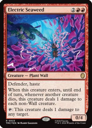 Electric Seaweed (Surge Foil) [Commander: Teenage Mutant Ninja Turtles] Foil