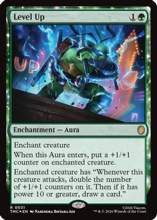 Level Up (Surge Foil) [Commander: Teenage Mutant Ninja Turtles] Foil