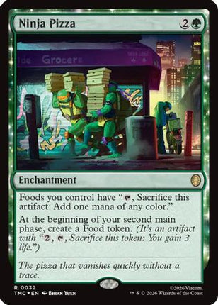 Ninja Pizza (Surge Foil) [Commander: Teenage Mutant Ninja Turtles] Foil