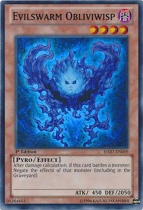 Evilswarm Obliviwisp (Super Rare) [HA07-EN049] 1st Edition