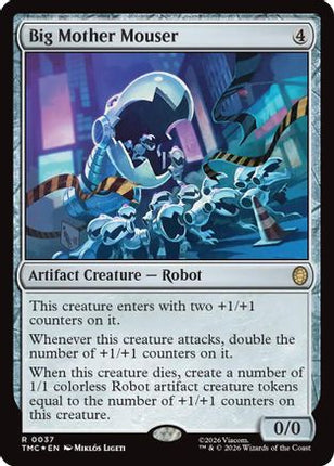 Big Mother Mouser (Surge Foil) [Commander: Teenage Mutant Ninja Turtles] Foil