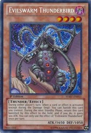 Evilswarm Thunderbird (Secret Rare) [HA07-EN051] 1st Edition