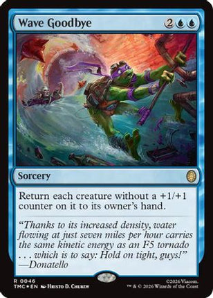 Wave Goodbye (Surge Foil) [Commander: Teenage Mutant Ninja Turtles] Foil
