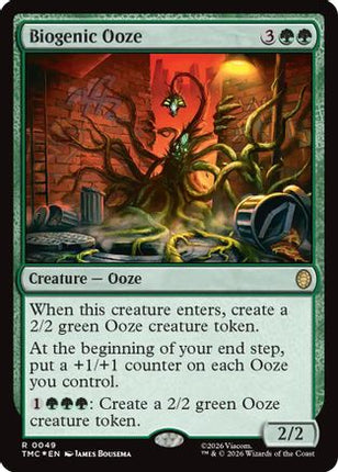 Biogenic Ooze (Surge Foil) [Commander: Teenage Mutant Ninja Turtles] Foil
