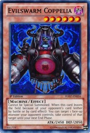 Evilswarm Coppelia (Super Rare) [HA07-EN054] 1st Edition