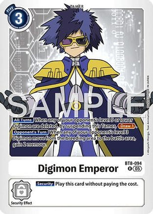 Digimon Emperor (Reprint) [BT8-094] [Advanced Booster Digimon Generation] Foil