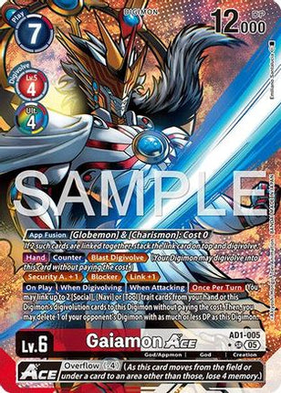 Gaiamon ACE (Alternate Art) [AD1-005] [Advanced Booster Digimon Generation] Foil