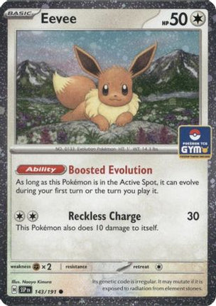 Eevee (Southeast Asia Exclusive) - 143/null [League & Championship Cards] Holofoil