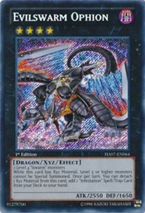 Evilswarm Ophion (Secret Rare) [HA07-EN064] Unlimited