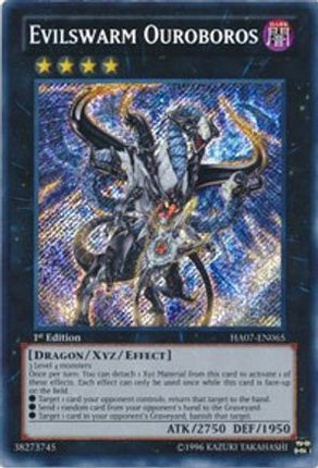 Evilswarm Ouroboros (Secret Rare) [HA07-EN065] 1st Edition