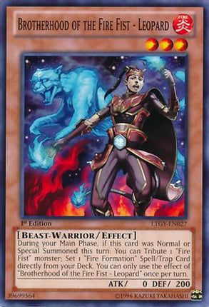 Brotherhood of the Fire Fist - Leopard (Common / Short Print) [LTGY-EN027] 1st Edition