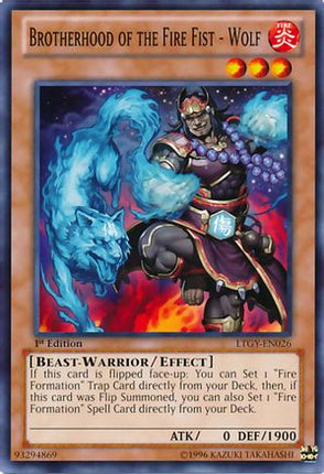 Brotherhood of the Fire Fist - Wolf (Common / Short Print) [LTGY-EN026] Unlimited