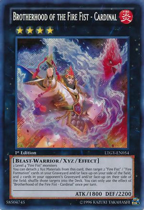 Brotherhood of the Fire Fist - Cardinal (Secret Rare) [LTGY-EN054] 1st Edition