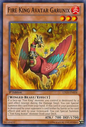 Fire King Avatar Garunix (Common / Short Print) [LTGY-EN034] 1st Edition