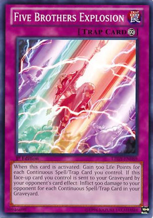 Five Brothers Explosion (Common / Short Print) [LTGY-EN089] 1st Edition