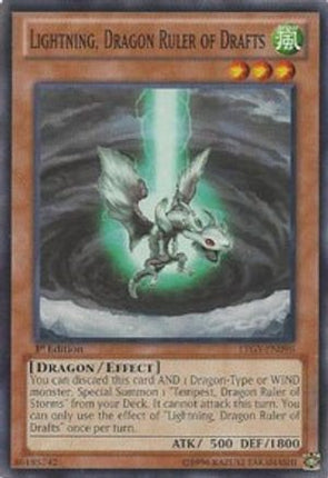 Lightning, Dragon Ruler of Drafts [LTGY-EN098] Common