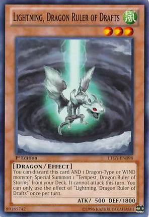 Lightning, Dragon Ruler of Drafts (Common / Short Print) [LTGY-EN098] Unlimited