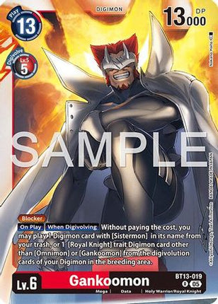Gankoomon (Reprint) [BT13-019] [Advanced Booster Digimon Generation] Foil