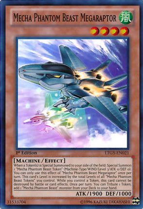 Mecha Phantom Beast Megaraptor (Super Rare) [LTGY-EN021] 1st Edition