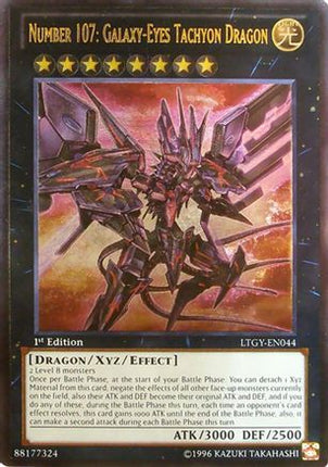 Number 107: Galaxy-Eyes Tachyon Dragon (UTR) (Ultimate Rare) [LTGY-EN044] Unlimited