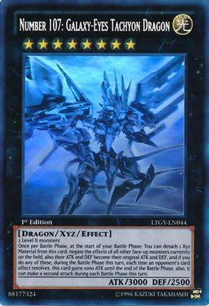 Number 107: Galaxy-Eyes Tachyon Dragon (Ghost Rare)  [LTGY-EN044] Unlimited