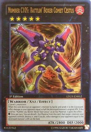 Number C105: Battlin' Boxer Comet Cestus (Ultra Rare) [LTGY-EN052] Unlimited