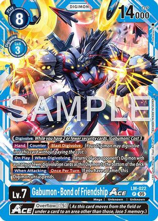 Gabumon - Bond of Friendship ACE (Reprint) [LM-022] [Advanced Booster Digimon Generation] Foil