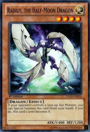 Radius, the Half-Moon Dragon (Common / Short Print) [LTGY-EN014] Unlimited