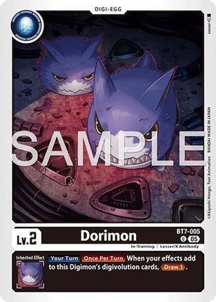 Dorimon (Reprint) [BT7-005] [Advanced Booster Digimon Generation] Foil
