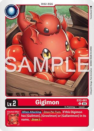 Gigimon (Reprint) [EX2-001] [Advanced Booster Digimon Generation] Foil