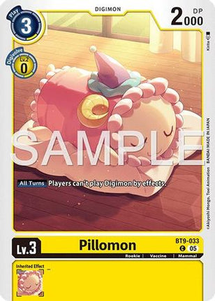 Pillomon (Reprint) [BT9-033] [Advanced Booster Digimon Generation] Foil
