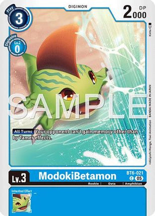 ModokiBetamon (Reprint) [BT6-021] [Advanced Booster Digimon Generation] Foil