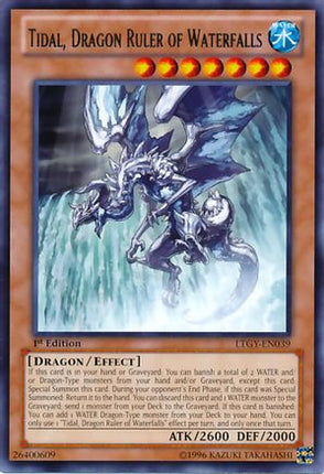 Tidal, Dragon Ruler of Waterfalls (Rare) [LTGY-EN039] Unlimited