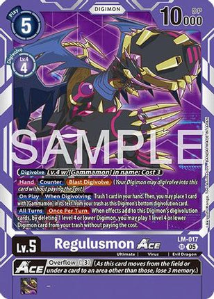 Regulusmon ACE (Reprint) [LM-017] [Advanced Booster Digimon Generation] Foil