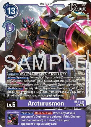 Arcturusmon (Reprint) [RB1-031] [Advanced Booster Digimon Generation] Foil