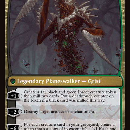 Grist, Voracious Larva // Grist, the Plague Swarm [Modern Horizons 3]