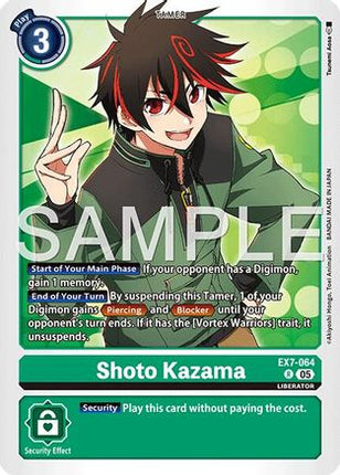 Shoto Kazama (Reprint) [EX7-064] [Advanced Booster Digimon Generation] Foil