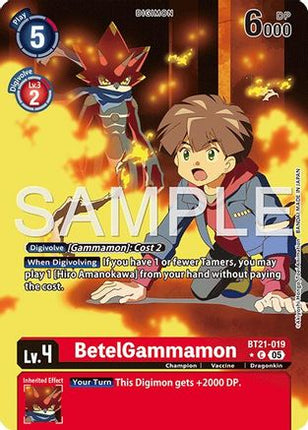 BetelGammamon (Alternate Art) [BT21-019] [Advanced Booster Digimon Generation] Foil