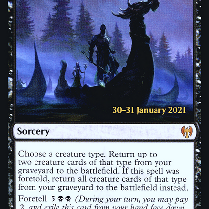 Haunting Voyage [Kaldheim Promos] Prerelease Foil