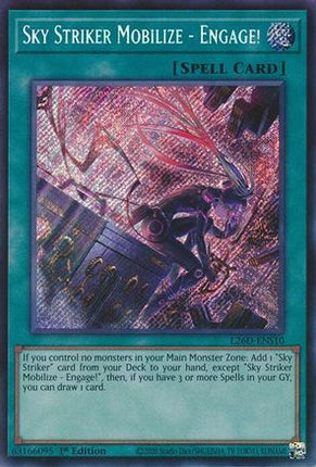 Sky Striker Mobilize - Engage! (Alternate Art) [L26D-ENS10] Secret Rare 1st Edition