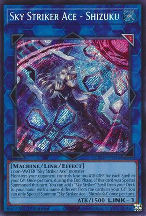 Sky Striker Ace - Shizuku (Alternate Art) [L26D-ENS26] Secret Rare 1st Edition