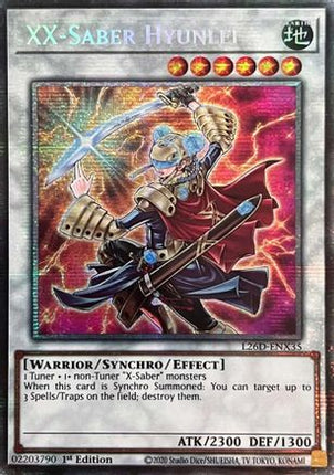 XX-Saber Hyunlei  [L26D-ENX35] Starlight Rare 1st Edition