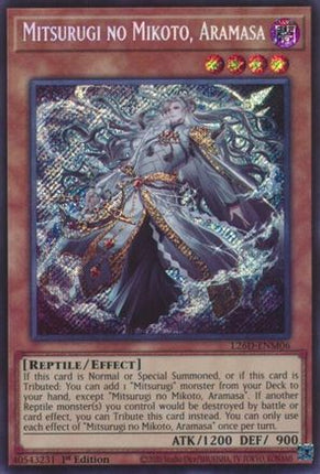 Mitsurugi no Mikoto, Aramasa  [L26D-ENM06] Secret Rare 1st Edition