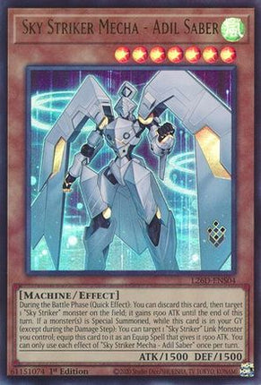 Sky Striker Mecha - Adil Saber [L26D-ENS04] Ultra Rare 1st Edition
