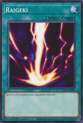 Raigeki [L26D-ENS05] Common / Short Print 1st Edition