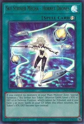 Sky Striker Mecha - Hornet Drones [L26D-ENS13] Ultra Rare 1st Edition