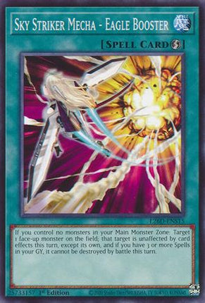 Sky Striker Mecha - Eagle Booster [L26D-ENS15] Common / Short Print 1st Edition