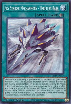 Sky Striker Mecharmory - Hercules Base [L26D-ENS17] Common / Short Print 1st Edition