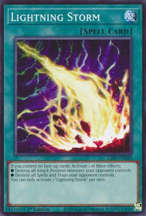 Lightning Storm [L26D-ENS20] Common / Short Print 1st Edition